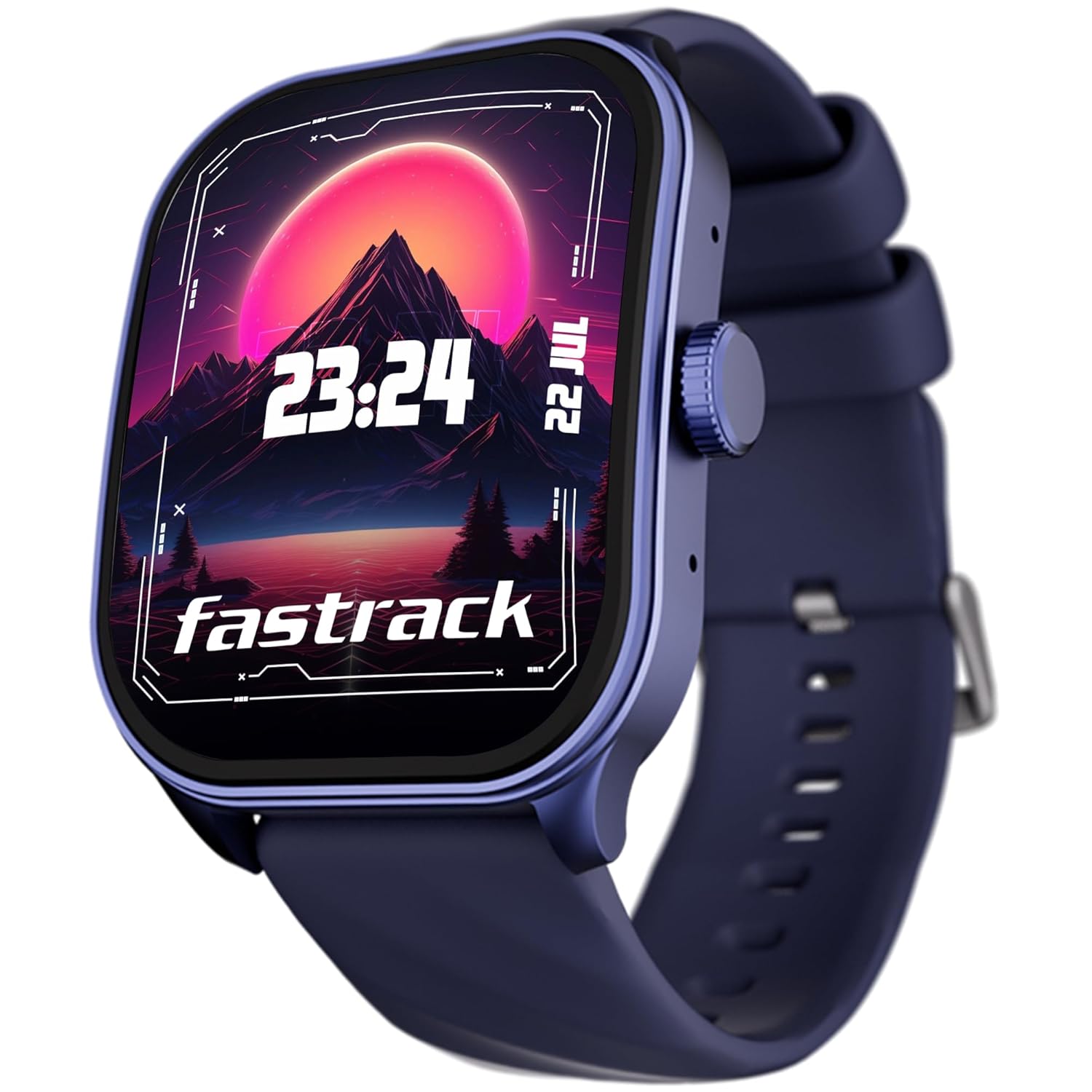 Fastrack Optimus Pro with 1.43" AMOLED Display & AOD(466x466),Functional Crown,BT Calling Smartwatch  (Green Strap, Free Size)